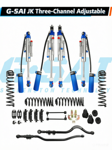 Amortiguadores de Nitrógeno Ajustables de 3 Canales Independientes de 2 Vías con Compresión y Rebote Regulables para Jeep Wrangler JK <span class=keywords><strong>Rubicon</strong></span> 3.6L V6 - Product Image 1