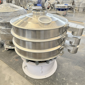 Tesheng Food-Grade Stainless Steel Flour Starch Screening Machine Impurity Removal Sieve Motor 1-2Tons/h Food Processing 1 Year - Product Image 6