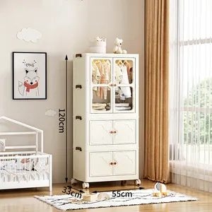 High Quality Household Kids Adults Bedroom Storage Plastic Cabinets
