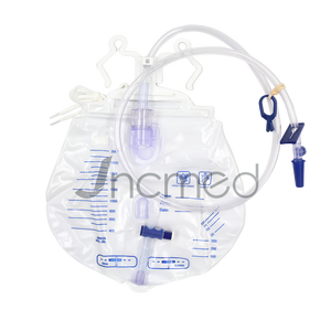 Sac à urine jetable en PVC médical pour hommes, sac de drainage urinaire avec cintre - Product Image 5