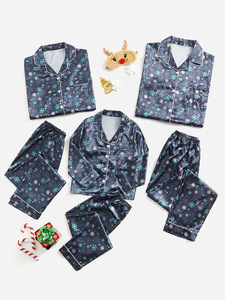Ensemble Pyjamas de Noël Famille <span class=keywords><strong>Haut</strong></span> à <span class=keywords><strong>Manches</strong></span> <span class=keywords><strong>Longues</strong></span> et Pantalon Long Confort Imprimé Vêtements de Détente Pyjamas de Noël Assortis - Product Image 3