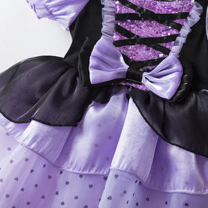 Enfants Halloween diable princesse Kuromi Costume robe enfant en bas âge filles robe de fête d'anniversaire - Product Image 4