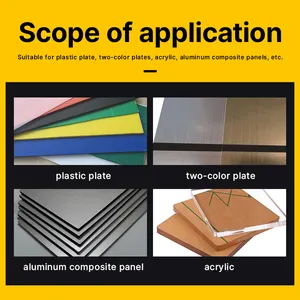 Haho 3.175 מ "מ נתב <span class=keywords><strong>cnc</strong></span> חותך שמאל חתוך ספירלה אחת חתוך ספירלת חותך טונגסטן פלדה מקדחה חתיכות אקריליק קצה - Product Image 5