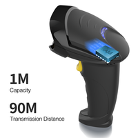 Escáner de Código de Barras Inalámbrico 1D Xincode, Escáner de Código de Barras USB 2.4G, Lector de Código de Barras Láser para Etiquetas de Almacén, Libros X-91225