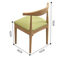 Ensemble de table à manger rectangulaire moderne en bois avec 4 chaises pliantes pour entrepôt et usage domestique