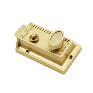 Kunci Pintu Rim Modern Anti Maling Tahan Lama Silinder Tunggal Pengunci Ganda Kunci Malam Kuningan Gagang Pintu Kunci Pintu untuk Rumah Hotel - Product Image 2