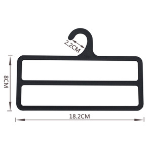 Bestiform Đôi Tier Thân Thiện Với Môi Vòng Nhựa Khăn Móc Móc Áo Cho Hijab Khăn Hiển Thị Khăn Choàng Quần Áo Tổ Chức - Product Image 5