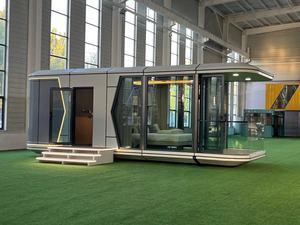 Hôtel de villégiature moderne de luxe préfabriqué portable mobile portable glamping Hangfa Space Capsule Homestay Container House - Product Image 6