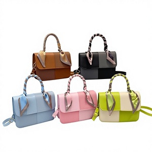 Nuova <span class=keywords><strong>Borsa</strong></span> a <span class=keywords><strong>Tracolla</strong></span> HK 2026, Best Seller, Stile Geometrico in Colori Vivaci, Piccola <span class=keywords><strong>Borsa</strong></span> Quadrata Resistente con Cerniera - Product Image 1