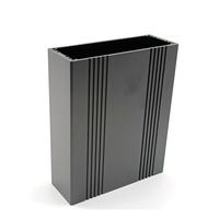 Boîtier électronique compact en aluminium, boîtier en aluminium personnalisé avec perçage de ports pour assemblage de carte PCB de transmetteur de signal réseau