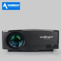 Vivibright C80UP الرقمية proyector 1080P كامل hd الفيديو مربع التلفزيون متعاطي المخدرات led المحمولة جهاز عرض مسرحي منزلي
