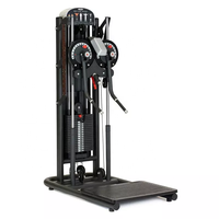 Nouveautés 2022 : Machine multifonctionnelle de musculation à sélection de charge par pignon pour soulevé latéral debout et exercices multi-positions debout
