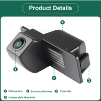 Caméra de recul AHD 1080P GreenYi pour Chevrolet Trax Aveo Cruze avec lignes dynamiques