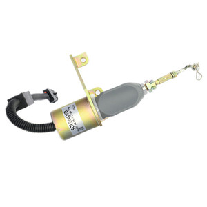 Vanne solénoïde Populace 4942879 24V pour arrêt du moteur de machines de construction - Product Image 5