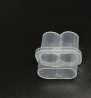 10 Pezzi Scatola di Stoccaggio per Fiale in LDPE Riciclato, Contenitore Rettangolare per Fiale Liofilizzate da 3ml 7ml 10ml, Vendita all'Ingrosso