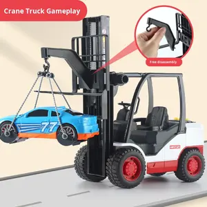 <span class=keywords><strong>Mini</strong></span> série <span class=keywords><strong>dessin</strong></span> <span class=keywords><strong>animé</strong></span> <span class=keywords><strong>pelle</strong></span> Bulldozer chariot élévateur jouet inertie ingénierie voiture cadeau pour garçon enfants ABS métal Friction - Product Image 2