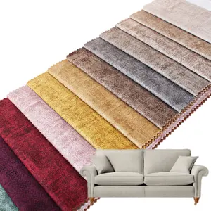 Textile de maison décoratif multicolore housse de canapé tissu Burnout velours tissu Textiles tissu pour housse de coussin