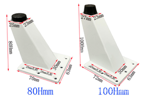 Pieds de canapé en aluminium à <span class=keywords><strong>angle</strong></span> droit de remplacement, pieds de canapé en aluminium réglables - Product Image 5