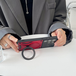 Pour S23 Ultra S22 Ultra Étui de téléphone blindé Porte-anneau magnétique Charge sans fil Étanche <span class=keywords><strong>Antichoc</strong></span> Téléphone <span class=keywords><strong>portable</strong></span> - Product Image 3
