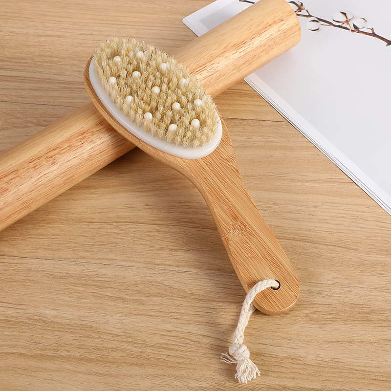 10010 brosse de jambe de poulet en bambou avec ding