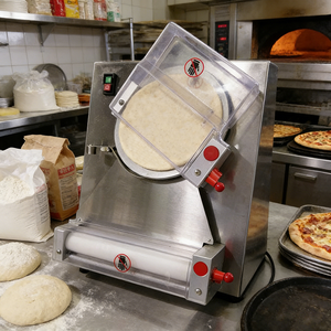 Presse <span class=keywords><strong>à</strong></span> pizza industrielle en acier inoxydable 30/40 cm, machine <span class=keywords><strong>à</strong></span> former la <span class=keywords><strong>pâte</strong></span>, épaisseur réglable de 0,5 <span class=keywords><strong>à</strong></span> 5,5 mm pour pizzeria - Product Image 6