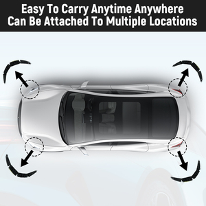 2 buah Bumper belakang mobil TPU lembut antigores pelindung Anti tabrakan Bumper depan dan belakang mobil Strip pelindung reflektif - Product Image 3