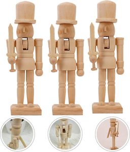 <span class=keywords><strong>Casse</strong></span>-<span class=keywords><strong>Noisette</strong></span> Inachevé Noël <span class=keywords><strong>Casse</strong></span>-<span class=keywords><strong>Noisette</strong></span> En Bois <span class=keywords><strong>Soldat</strong></span> 4.7 Pouces Noël DIY <span class=keywords><strong>Casse</strong></span>-<span class=keywords><strong>Noisette</strong></span> Chiffres - Product Image 3