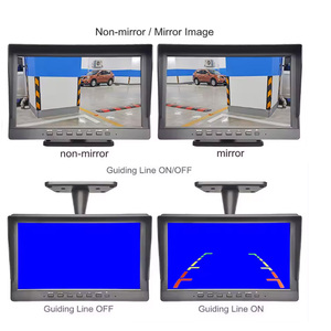 10.1 \ "FHD 1080P RV Xe Tải Trailer Sao Lưu Máy Ảnh Màn Hình DVR Hệ Thống Phía Sau Phía Trước Xếp Xem 4 Chia Ghi Xe Đảo Ngược 1 Năm - Product Image 2