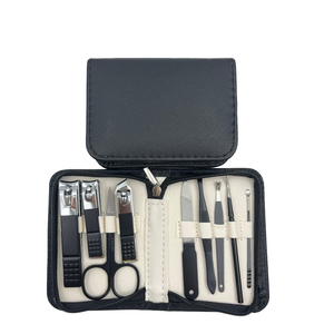 Premium Stainless Steel Cuticle Nipper Professional Ergonomic Handle Portable DIY Nail Kit Includes Scissors & Nail <b>File</b> - Product Image 1