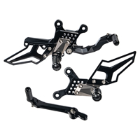 XXUN Repose-pieds arrière réglables en hauteur pour Yamaha MT-09 2024 à 2026 – Amélioration et modification pour la course