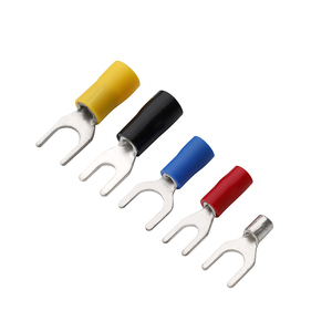 Terminal Eléctrico Aislado Tipo Horquilla, Conector de Compresión en Frío, Terminales de Conexión de Cable Tipo U - Product Image 3