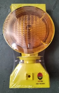 Flashing Barricade <b>Light</b> Safety Bracket Road Safe Yellow LED Solar Traffic <b>Light</b> - Product Image 2