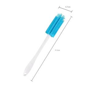 Eco-Friendly Food Grade Long Handle Silicone <b>Bottle</b> <b>Brush</b> Non-Toxic Sustainable Home Cleaning Kitchen Glass Pan Hand - Product Image 1