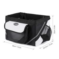 Vente en gros tendance Oxford Sac de voyage extérieur transfrontalier pour animaux de compagnie Sac à dos de vélo portable et respirant avec fermeture éclair pour chiens