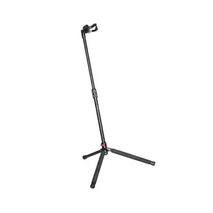 Black Color professional guitar stand rack images best classical guitar stand accessories