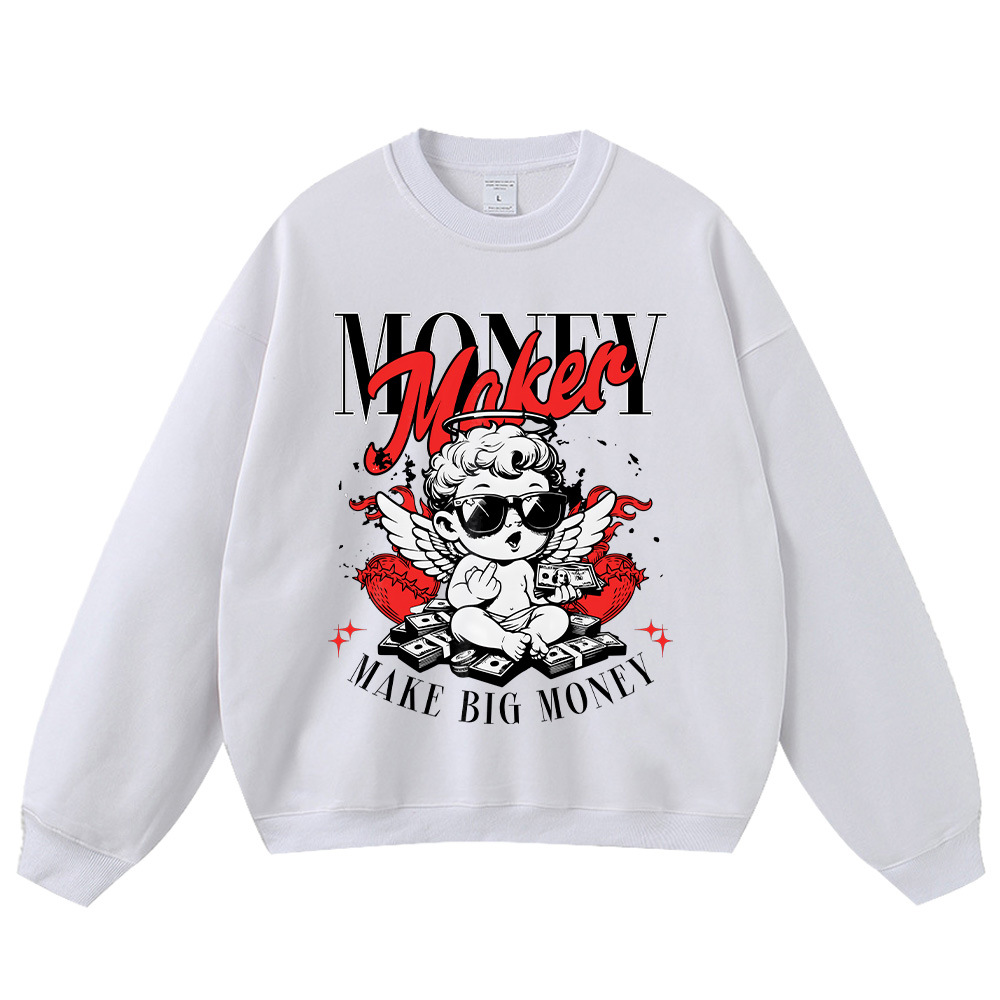 White crew neck