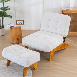 Kursi ruang tamu RH Sofa kompresi tunggal kursi aksen dapat disesuaikan Ottoman bantal tebal kursi ruang duduk - Product Image 1