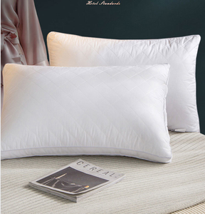 100% katun 233 TC <span class=keywords><strong>Hotel</strong></span> bantal tempat tidur untuk tidur Ratu ukuran turun kualitas alternatif bantal serat mewah Premium - Product Image 3