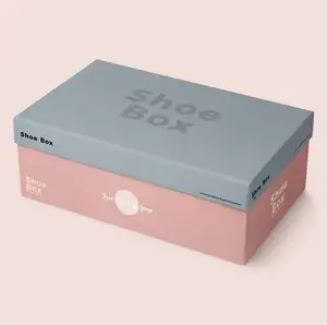 कस्टम लोगो के साथ कस्टम उच्च गुणवत्ता जूता बॉक्स पैकेजिंग नालीदार कागज स्नीकर जूता बॉक्स