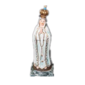 Statua religiosa vergine Ocraftsdes Polyresin decorazione per la casa signora di Mt Carmel Y di Mt Carmel MARIA croce natura Xiamen Port - Product Image 3