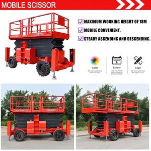 Plataforma Elevadora de Tijera Eléctrica Ever Star, Altura de Plataforma de 6-14 Metros, Capacidad de 230-450 kg, Uso en Interiores y Exteriores - Product Image 5