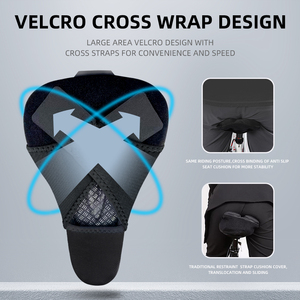 Housse de <span class=keywords><strong>selle</strong></span> <span class=keywords><strong>ultra</strong></span> légère 3D pour vélo de route, douce, respirante et épaisse, coussin de siège en silicone, éponge, massage pour cyclisme - Product Image 5