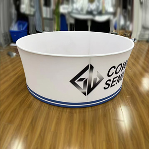 Estructura Plegable <span class=keywords><strong>de</strong></span> Fondo <span class=keywords><strong>de</strong></span> Tela Tensada para Exhibición <span class=keywords><strong>de</strong></span> Anillos Colgantes Publicitarios en Stand <span class=keywords><strong>de</strong></span> Techo para <span class=keywords><strong>Ferias</strong></span> Comerciales Softsign SSDHR01 - Product Image 1