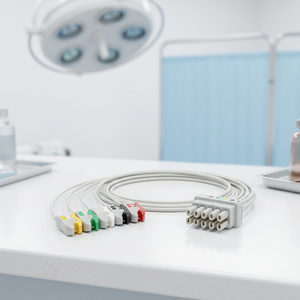 Kompatibel mit GE Healthcare Dash <span class=keywords><strong>PRO</strong></span> 4000 EKG-Kabel und <span class=keywords><strong>Pro</strong></span> 1000 Ableitungsklemme IEC EKG-Kabel für den Krankenhausgebrauch - Product Image 1