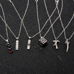 Collar Hip Hop para Hombre con 8 Diseños de Itadori Yuji, Personaje de Anime, Gojo Satoru, <span class=keywords><strong>Okkotsu</strong></span> <span class=keywords><strong>Yuta</strong></span>, Colgante de Aleación para Collar Personalizado - Product Image 2