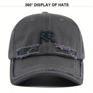 Casquette de baseball vintage unisexe OEM personnalisée, effet usé, style papa, 6 panneaux, broderie 3D, pour le golf, formelle et sportive - Product Image 3