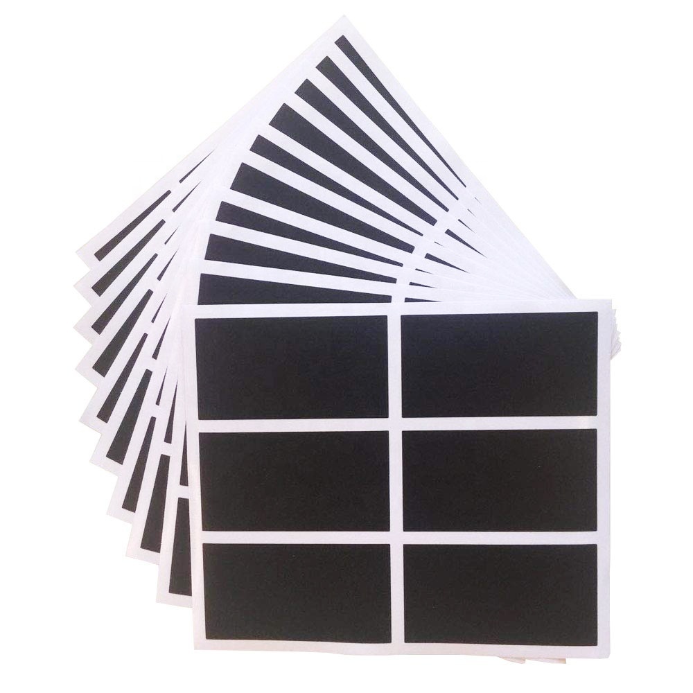 En gros Réutilisable Tableau Rustique Mini Cuisine Menu Étiquettes de Tableau Blanc Marqueur de Craie Pour L'étiquetage