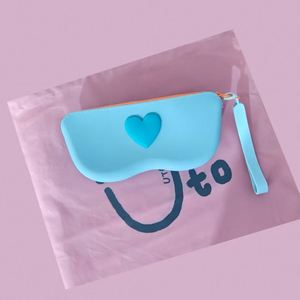 <b>Silicone</b> Storage Bag, Portable <b>Silicone</b> Glasses Protective Case, Colorful Storage Pouch, Portable Zipper Bag - Product Image 4