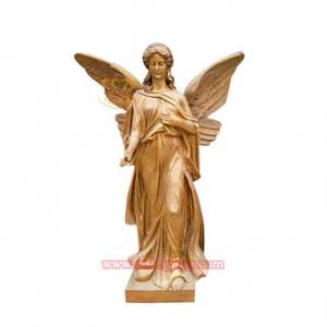 屋外ガーデンストリートランドスケープデザイン装飾翼のある勝利女神像ファイバーグラス樹脂工芸アート彫刻 - Product Image 6