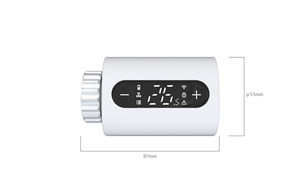 Thermostat intelligent pour <span class=keywords><strong>radiateur</strong></span> HY360, chauffage rapide, Wifi, Zigbee, design moderne, appartement, <span class=keywords><strong>programmable</strong></span> - Product Image 4